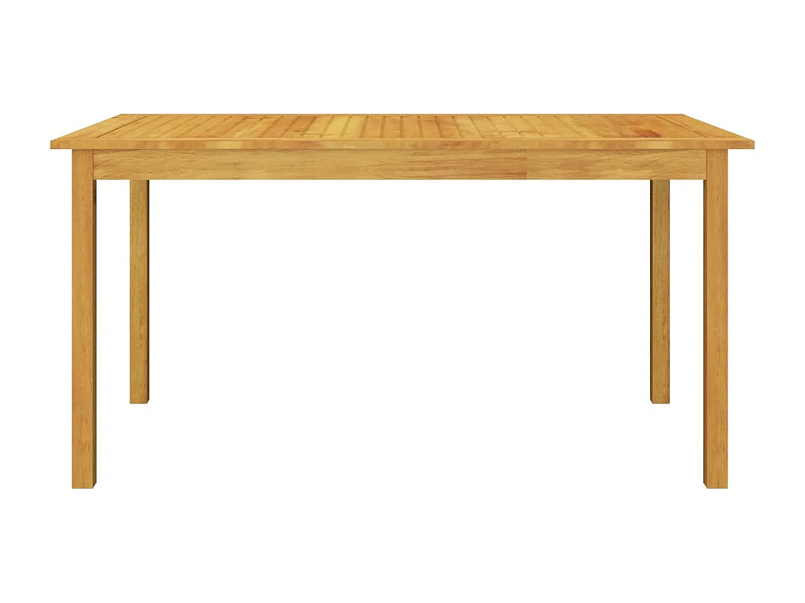 Juego de comedor para jardín de 5 piezas marrón