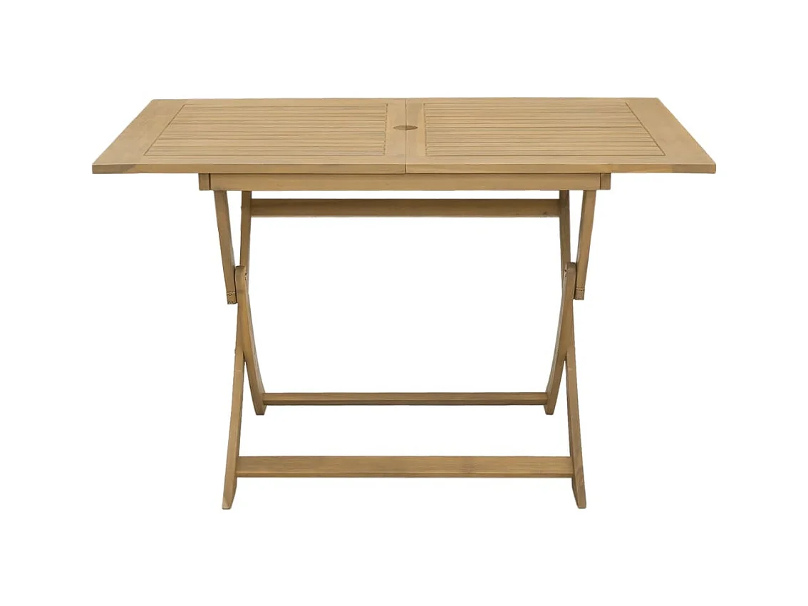 Set da Pranzo per Giardino 5 pz in Legno Massello di Acacia