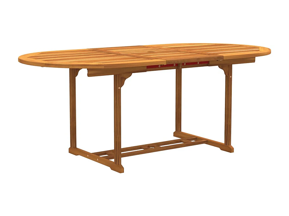 Ensemble à manger de jardin 5pcs bois d'acacia solide textilène