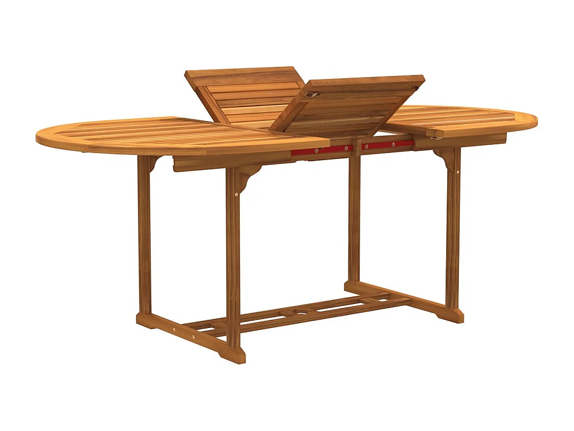 Ensemble à manger de jardin 5pcs bois d'acacia solide textilène