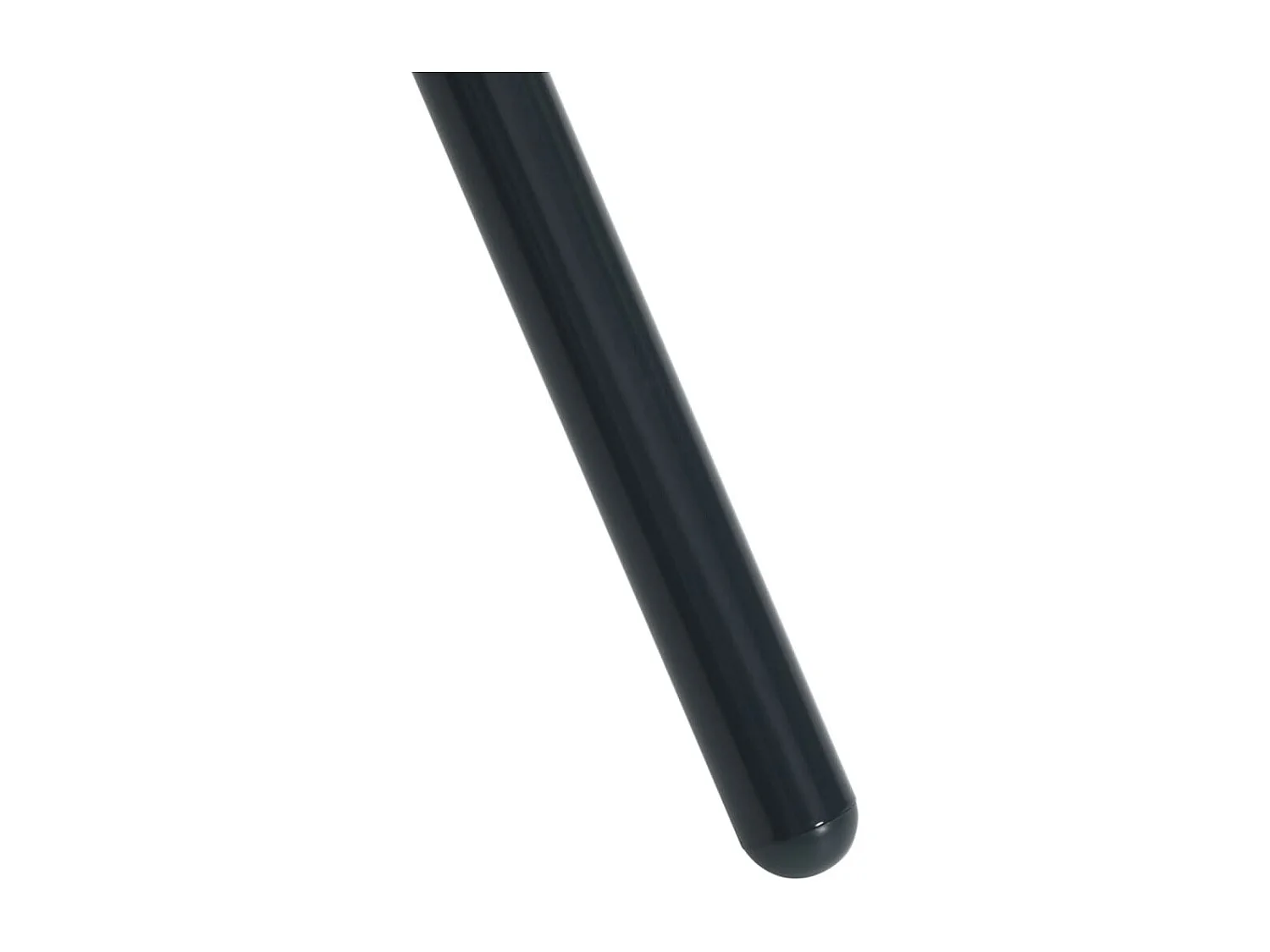 Ensemble de chaises de jardin empilables 5 pcs anthracite