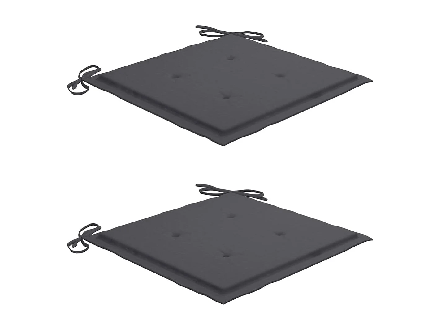 Sillas y mesita de jardín con cojines madera maciza acacia