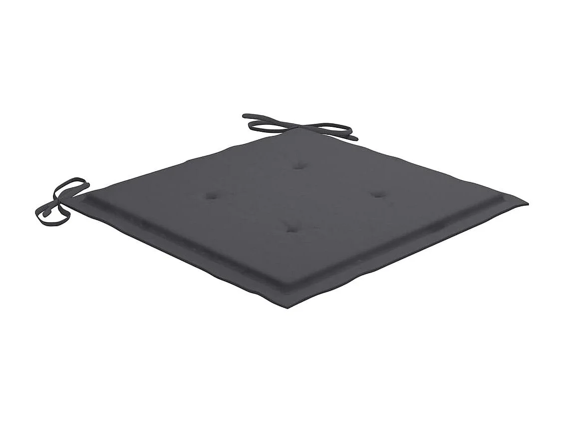 Sillas y mesita de jardín con cojines madera maciza acacia