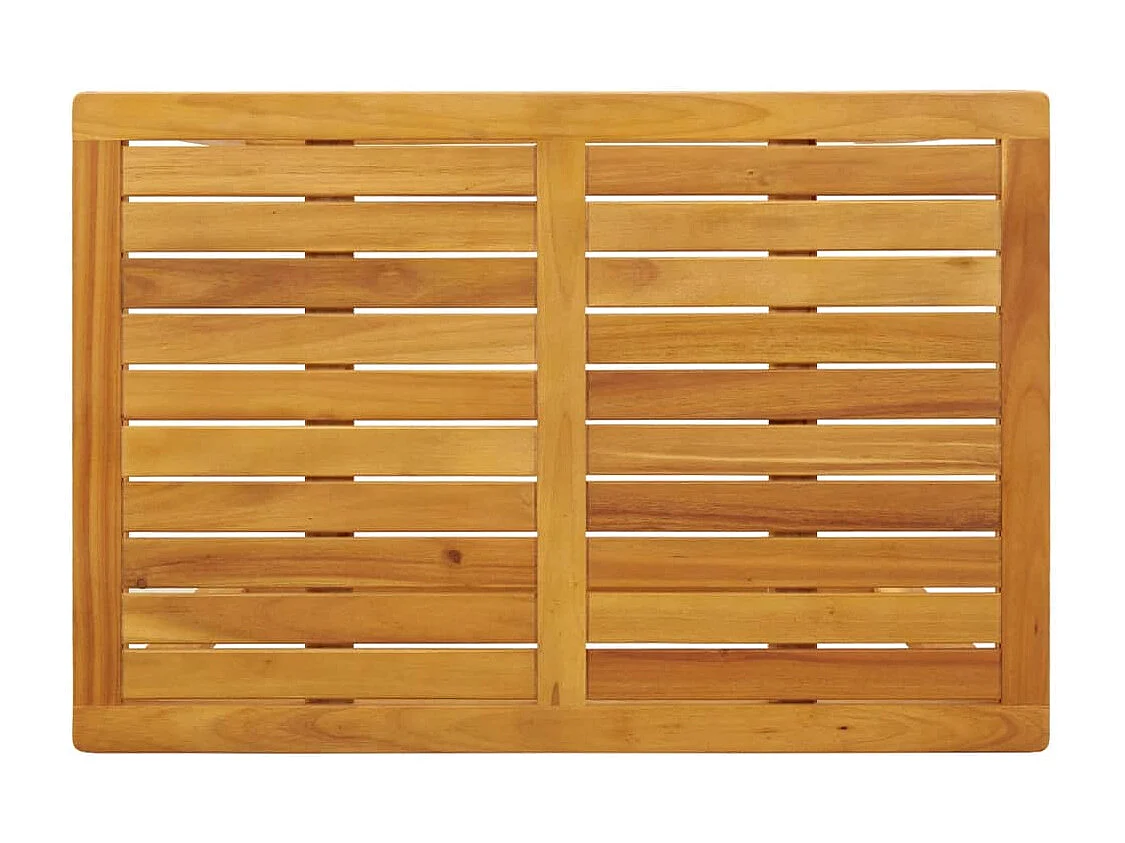 Juego de balcón con cojines 3 piezas madera maciza de acacia