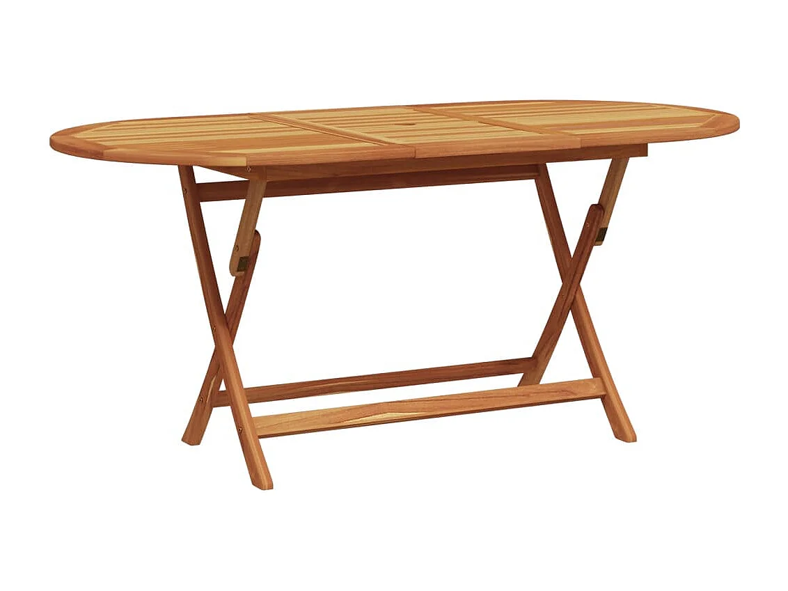 Ensemble à manger de jardin 7 pcs bleu blanc tissu bois massif