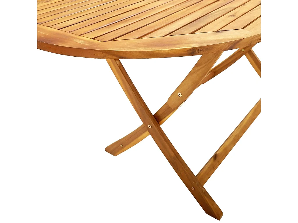 Set Pranzo da Giardino 9pz Legno Massello di Acacia e Textilene