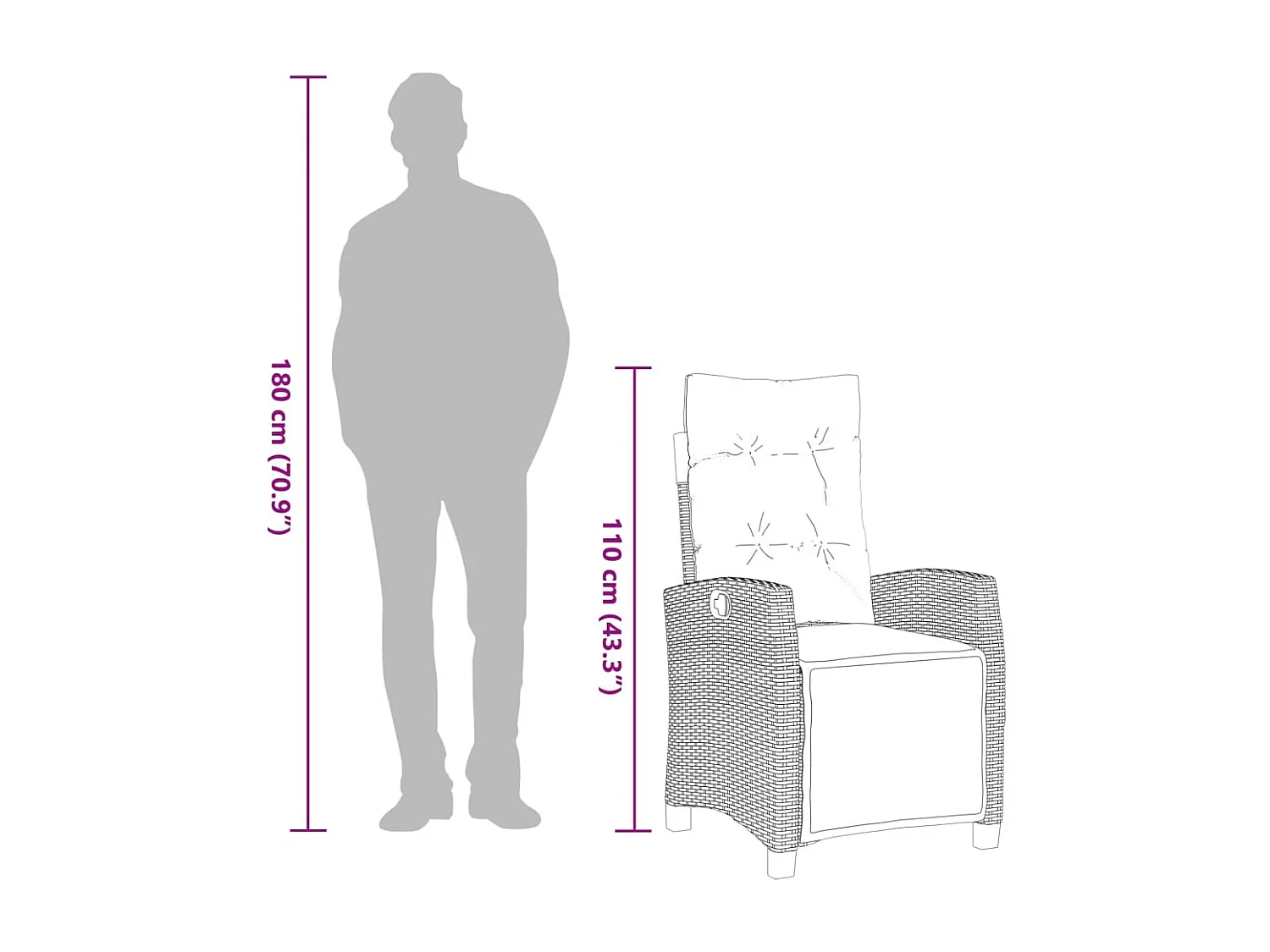 9 pcs conjunto de jantar p/ jardim c/ almofadões cinzento claro