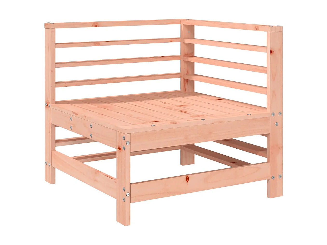 Juego de muebles de jardín 8 pzas madera maciza abeto Douglas