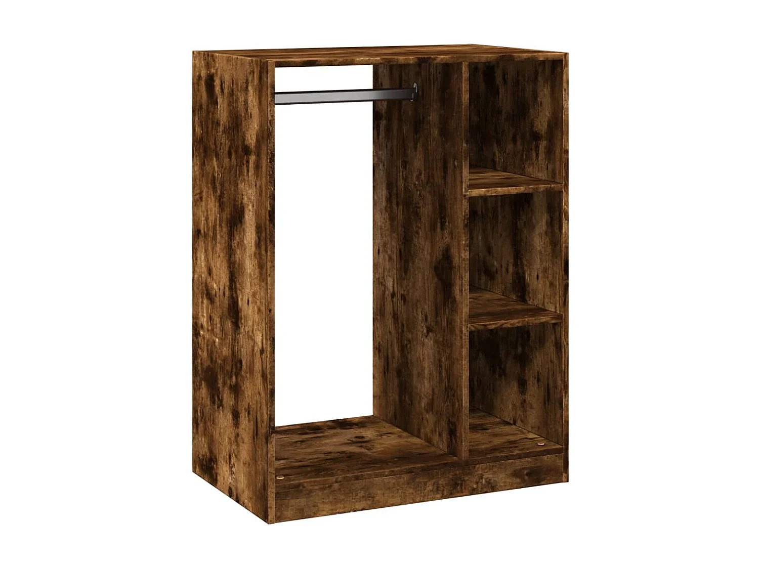 Armadio in rovere affumicato 77x48x102 cm in multistrato