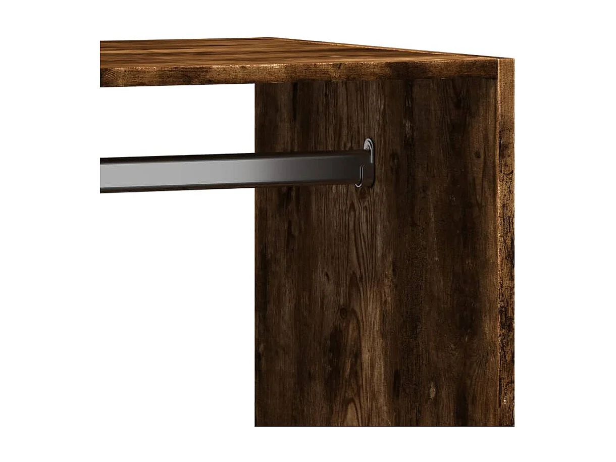 Armadio in rovere affumicato 77x48x102 cm in multistrato