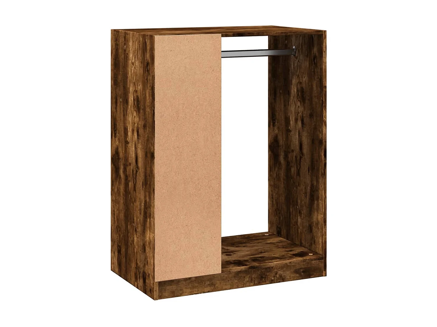 Armadio in rovere affumicato 77x48x102 cm in multistrato