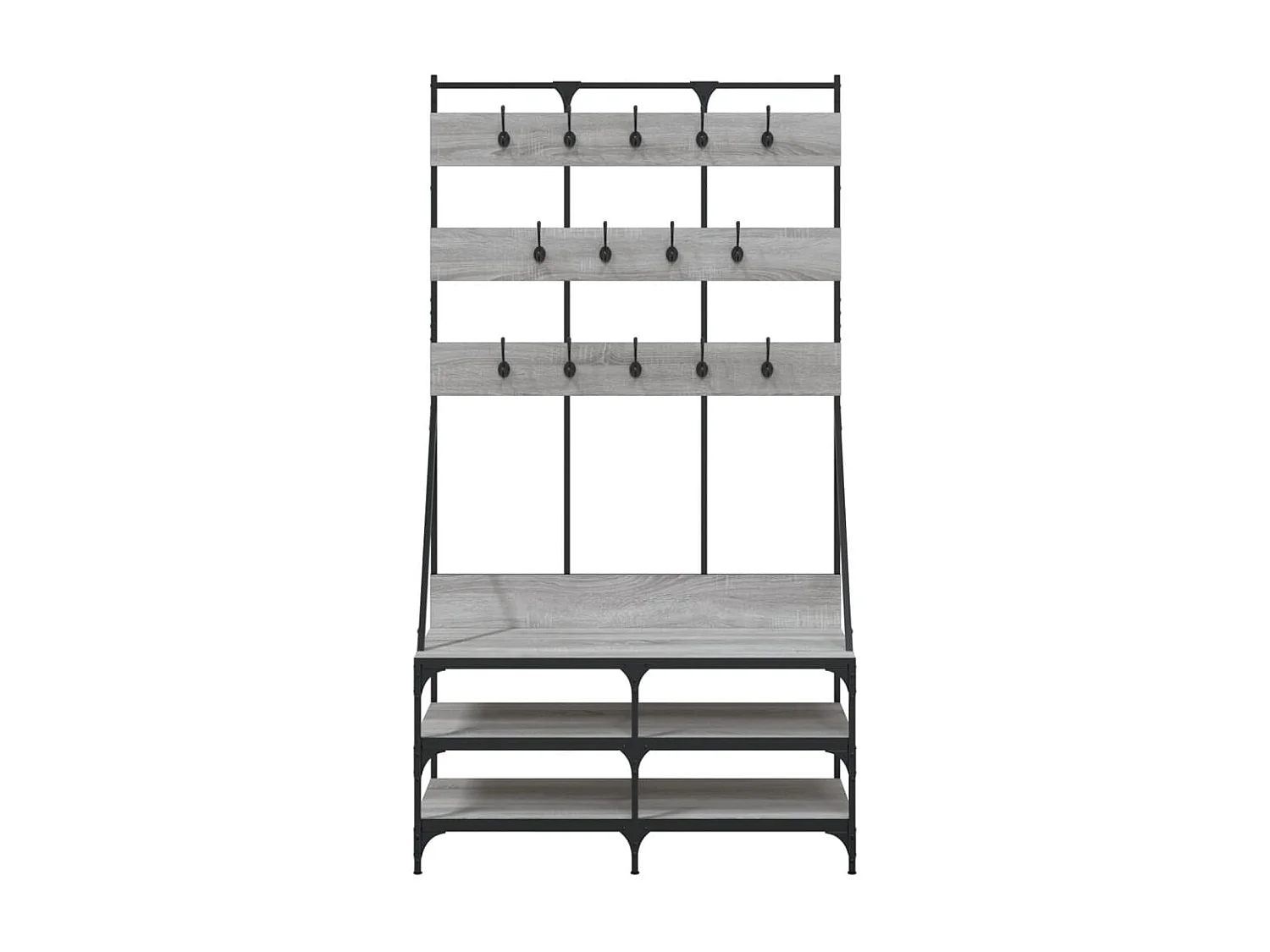 Kleiderständer und Schuhaufbewahrung Sonomagrau