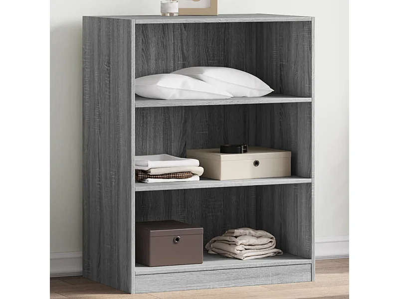 Garde-robe sonoma gris 77x48x102 cm bois d'ingénierie