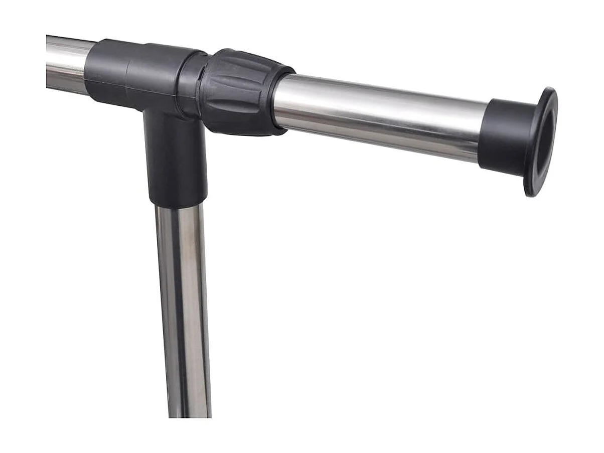 Porte-manteaux réglables 2 pcs 1 rail d'accrochage