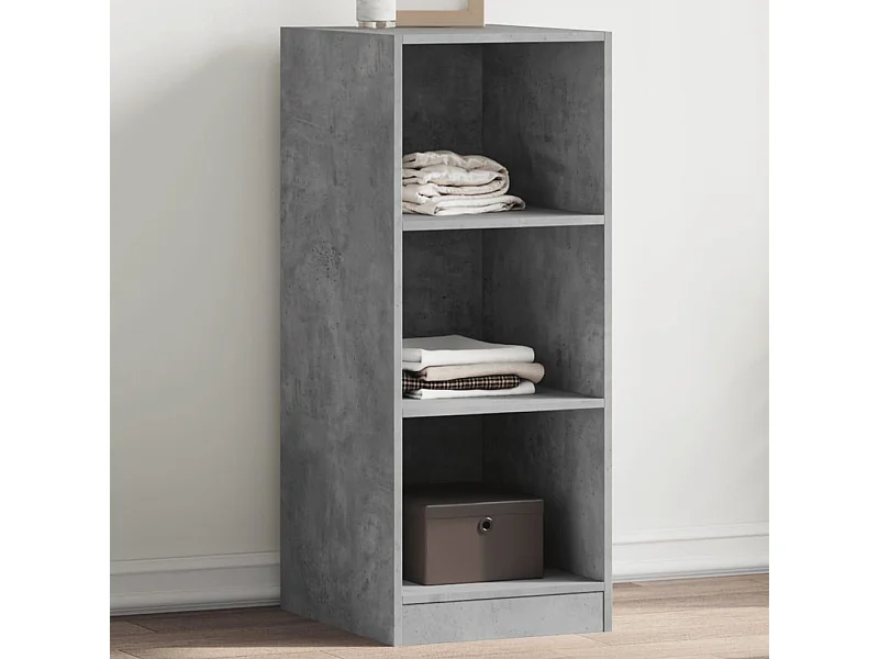 Garde-robe gris béton 48x41x102 cm bois d'ingénierie