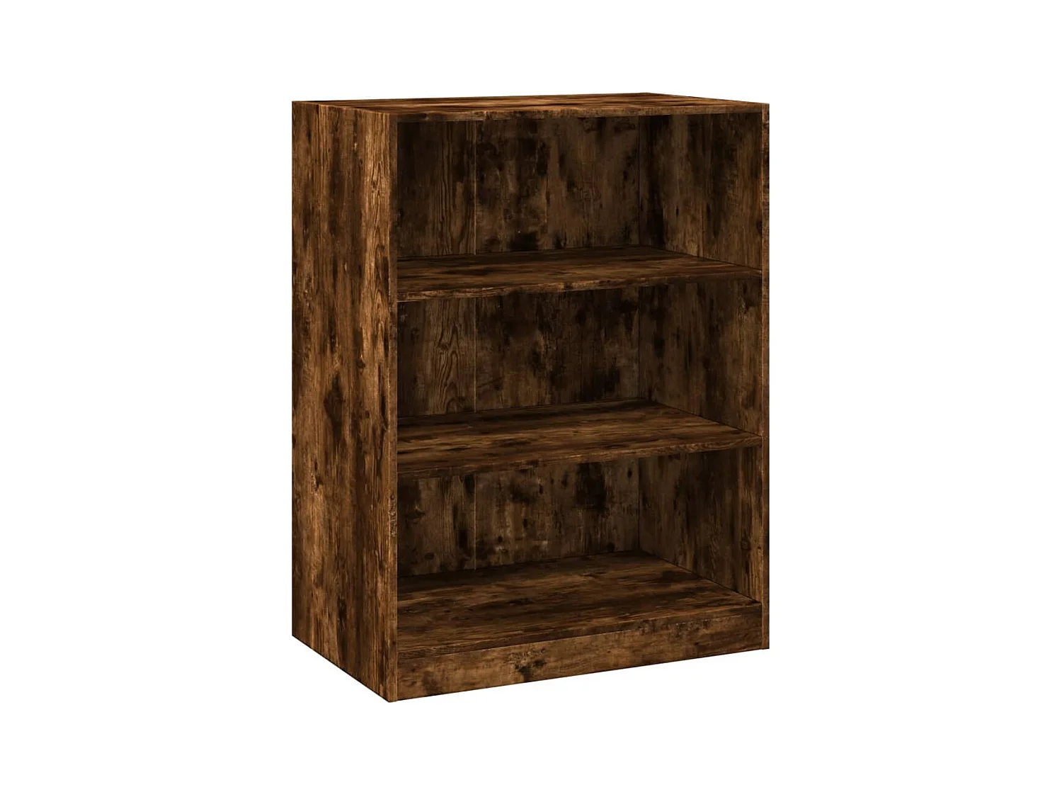 Gerookte eiken kledingkast 77x48x102 cm samengesteld hout