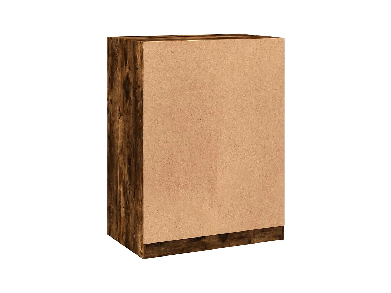 Gerookte eiken kledingkast 77x48x102 cm samengesteld hout