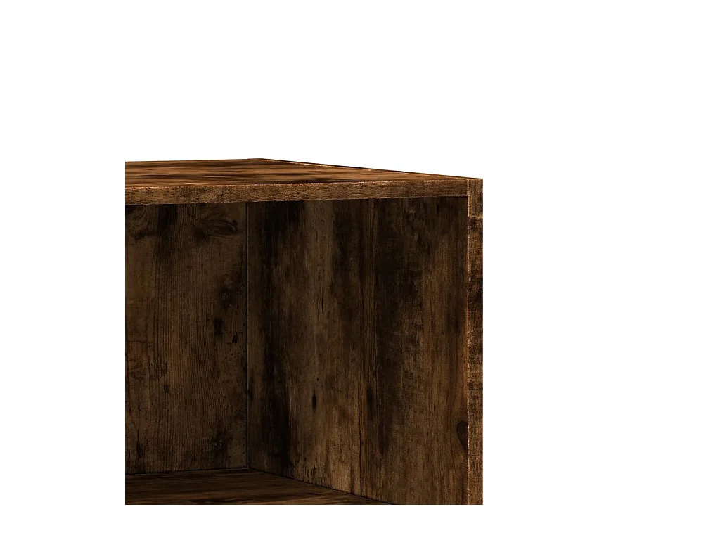 Gerookte eiken kledingkast 77x48x102 cm samengesteld hout