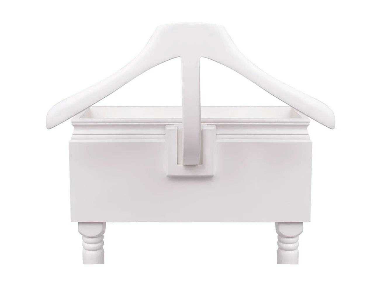 Portant à vêtements avec armoire Bois Blanc