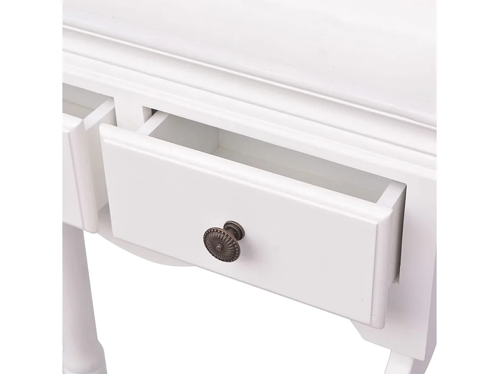 Portant à vêtements avec armoire Bois Blanc