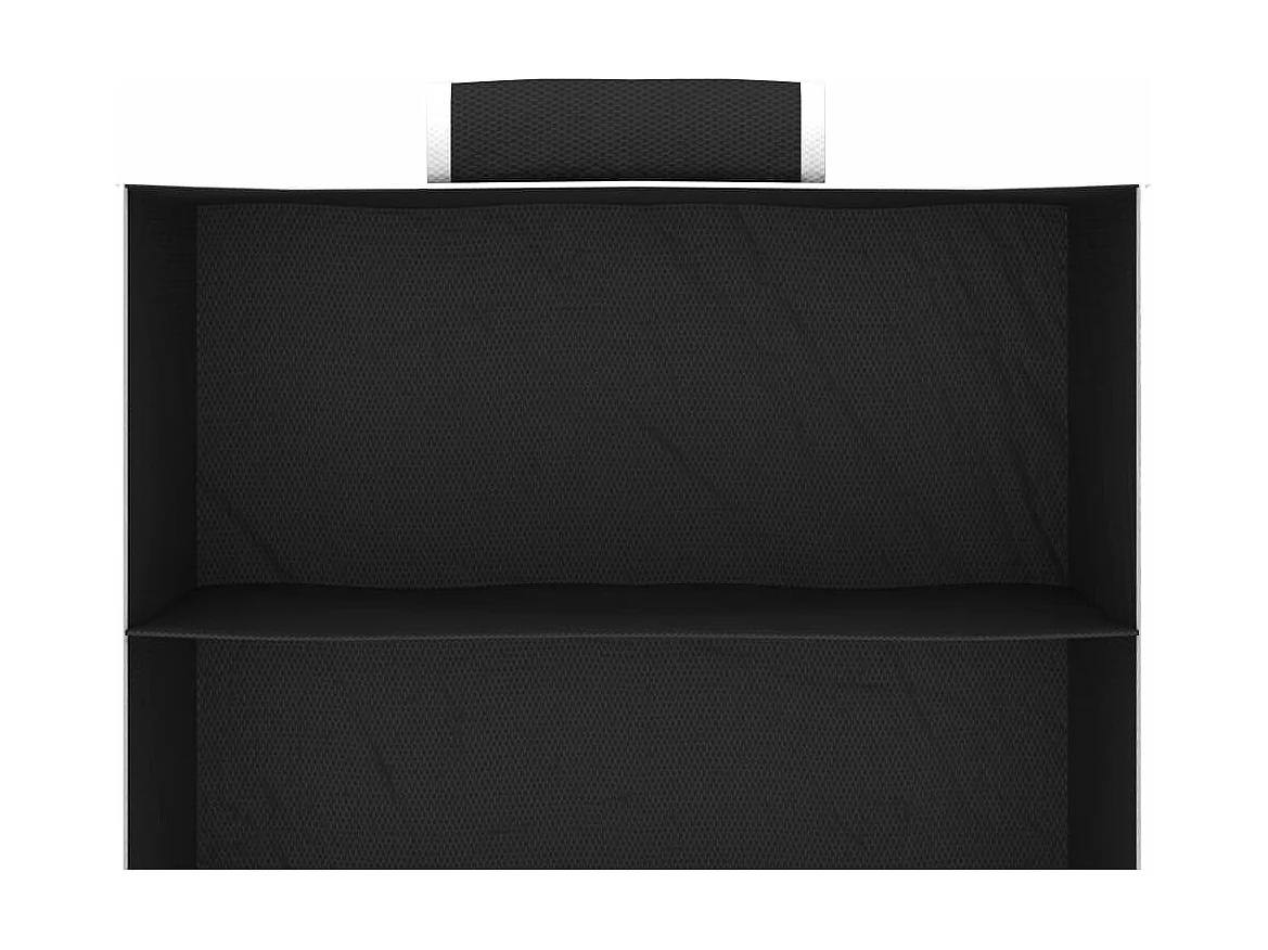 Étagères suspendues de rangement 2 pcs 6 niveaux Tissu