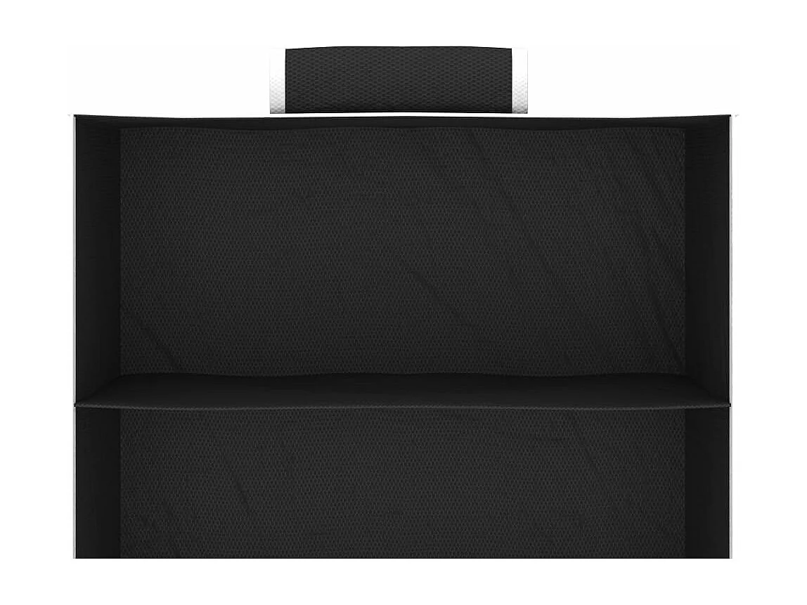 Étagères suspendues de rangement 2 pcs 6 niveaux Tissu