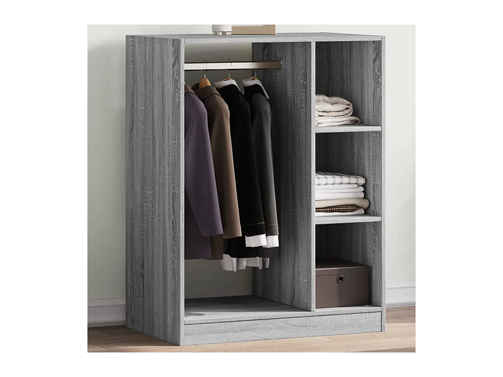 Armadio Sonoma grigio 77x48x102 cm in derivati del legno