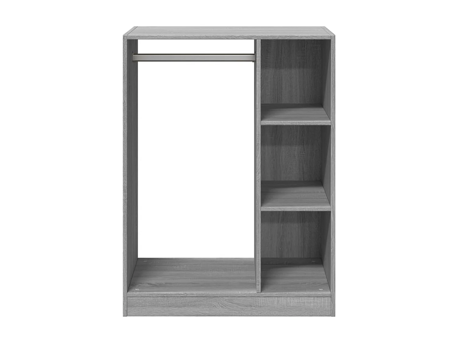 Armadio Sonoma grigio 77x48x102 cm in derivati del legno