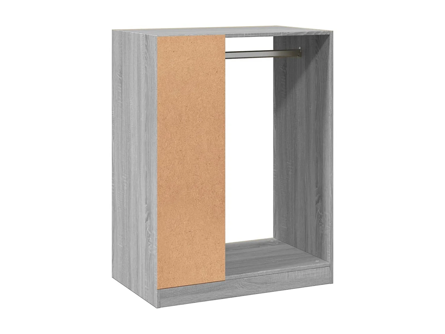 Armadio Sonoma grigio 77x48x102 cm in derivati del legno