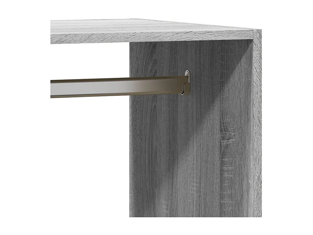 Armadio Sonoma grigio 77x48x102 cm in derivati del legno