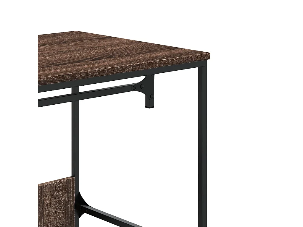 Schrank aus brauner Eiche, 90 x 50 x 180 cm, Holzwerkstoff