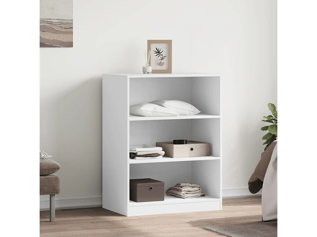 Garde-robe blanc 77x48x102 cm bois d'ingénierie