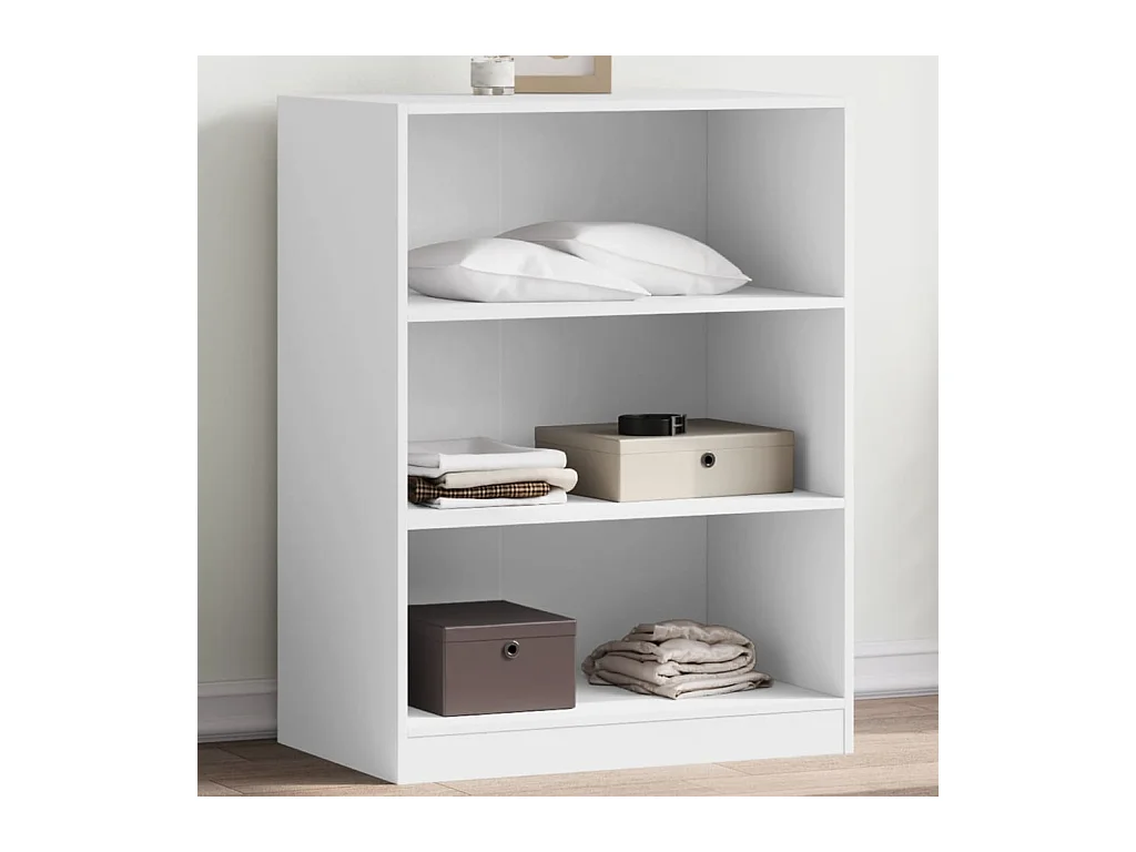 Garde-robe blanc 77x48x102 cm bois d'ingénierie