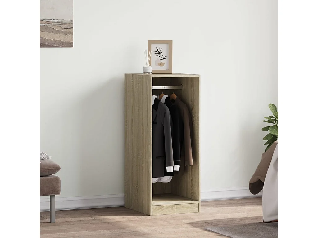 Kleiderschrank aus Sonoma-Eiche, 48 x 41 x 102 cm, Holzwerkstoff