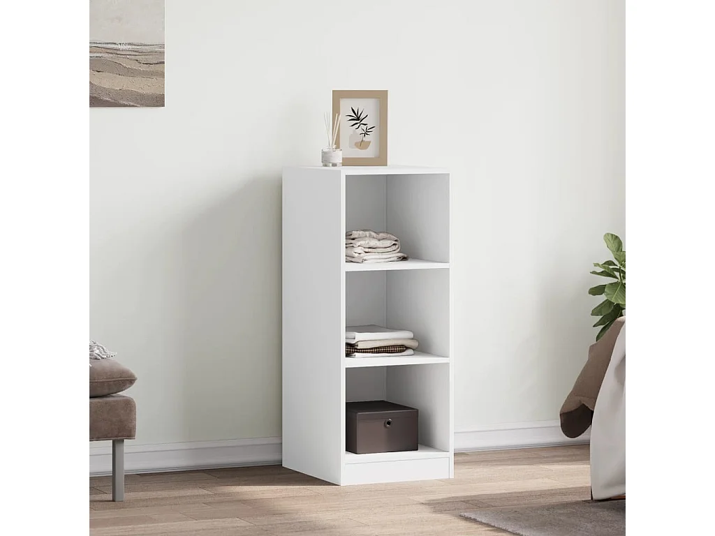 Armario blanco 48x41x102 cm madera contrachapada