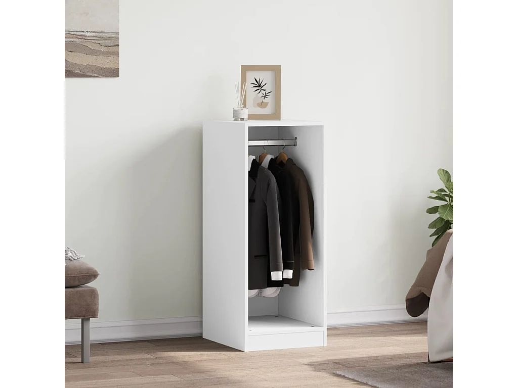 Garde-robe blanc 48x41x102 cm bois d'ingénierie