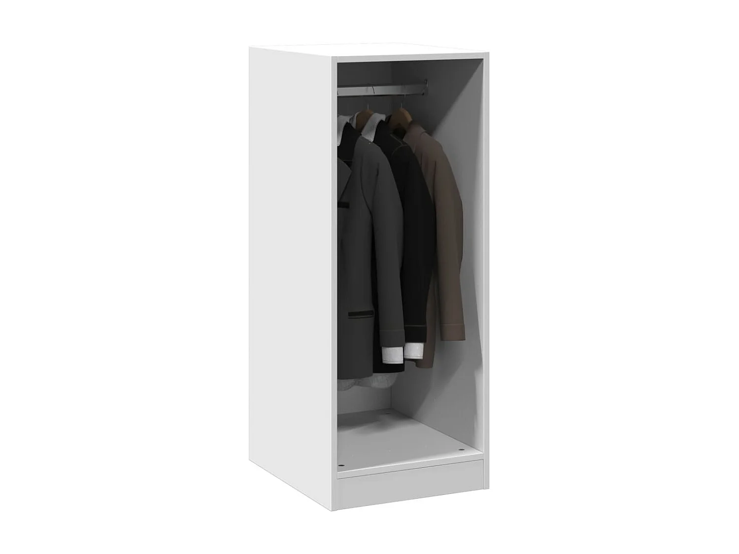 Garde-robe blanc 48x41x102 cm bois d'ingénierie