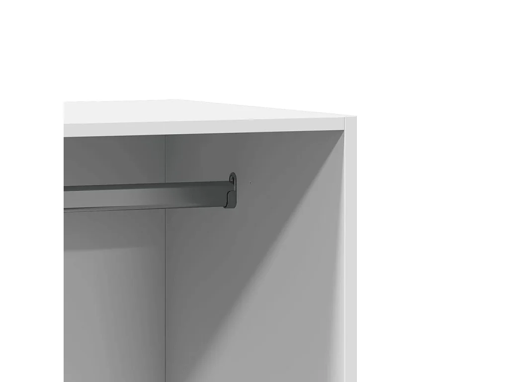 Garde-robe blanc 48x41x102 cm bois d'ingénierie