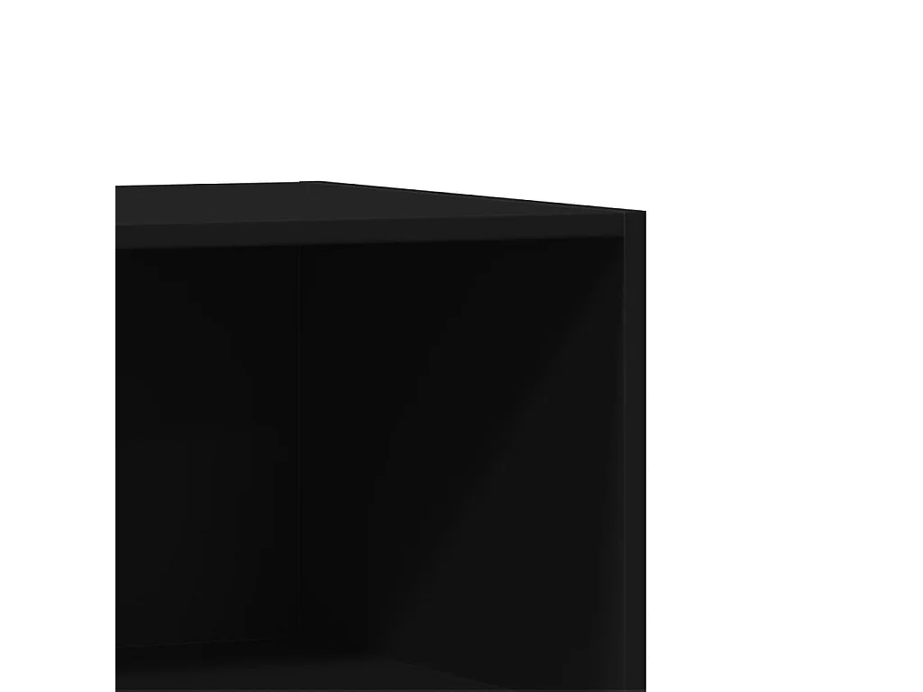 Armadio nero 48x41x102 cm in derivati del legno