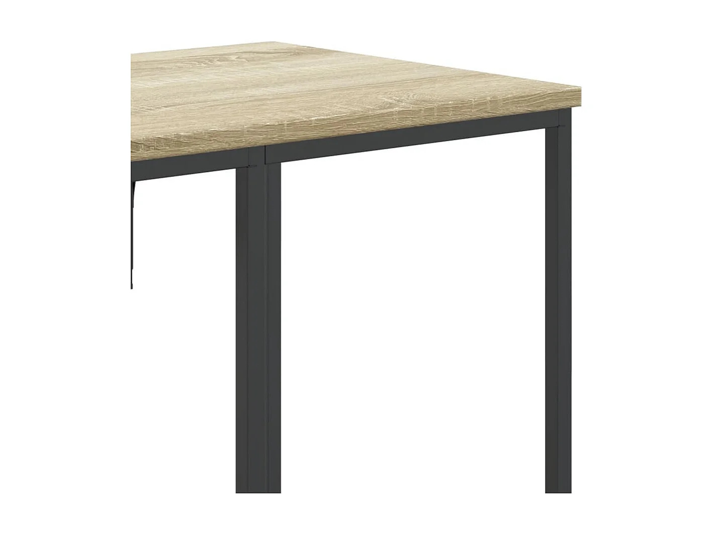 Porte-vêtements avec étagères chêne sonoma bois d'ingénierie