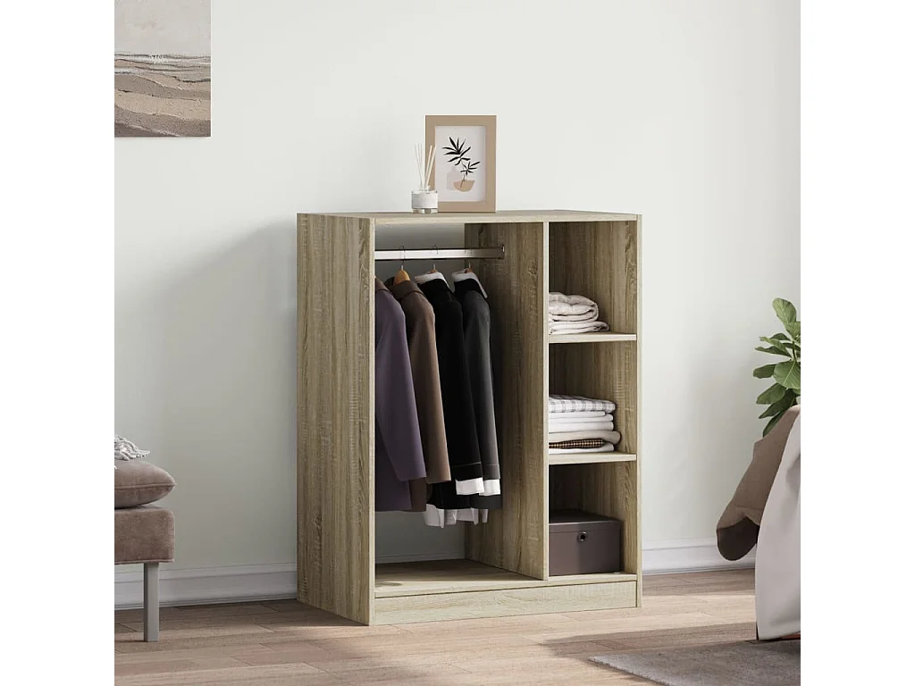 Armadio rovere Sonoma 77x48x102 cm multistrato