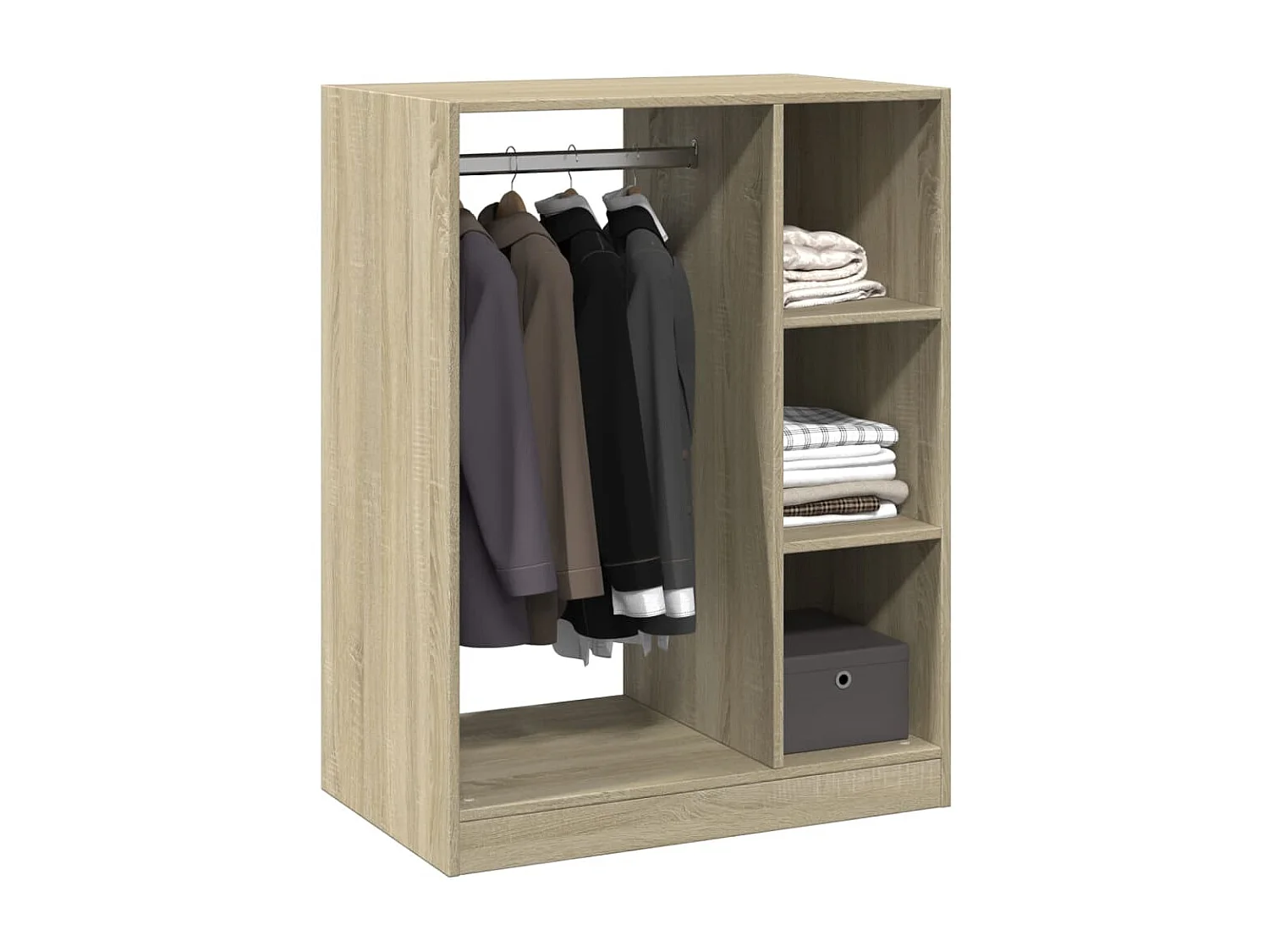 Armadio rovere Sonoma 77x48x102 cm multistrato