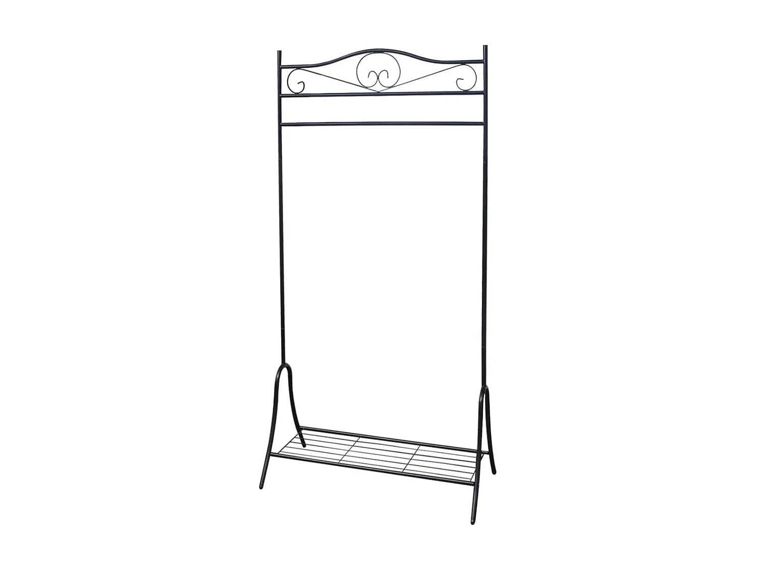 Portant à vêtements Noir Acier