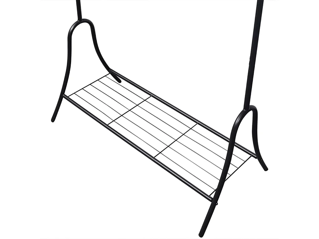 Portant à vêtements Noir Acier