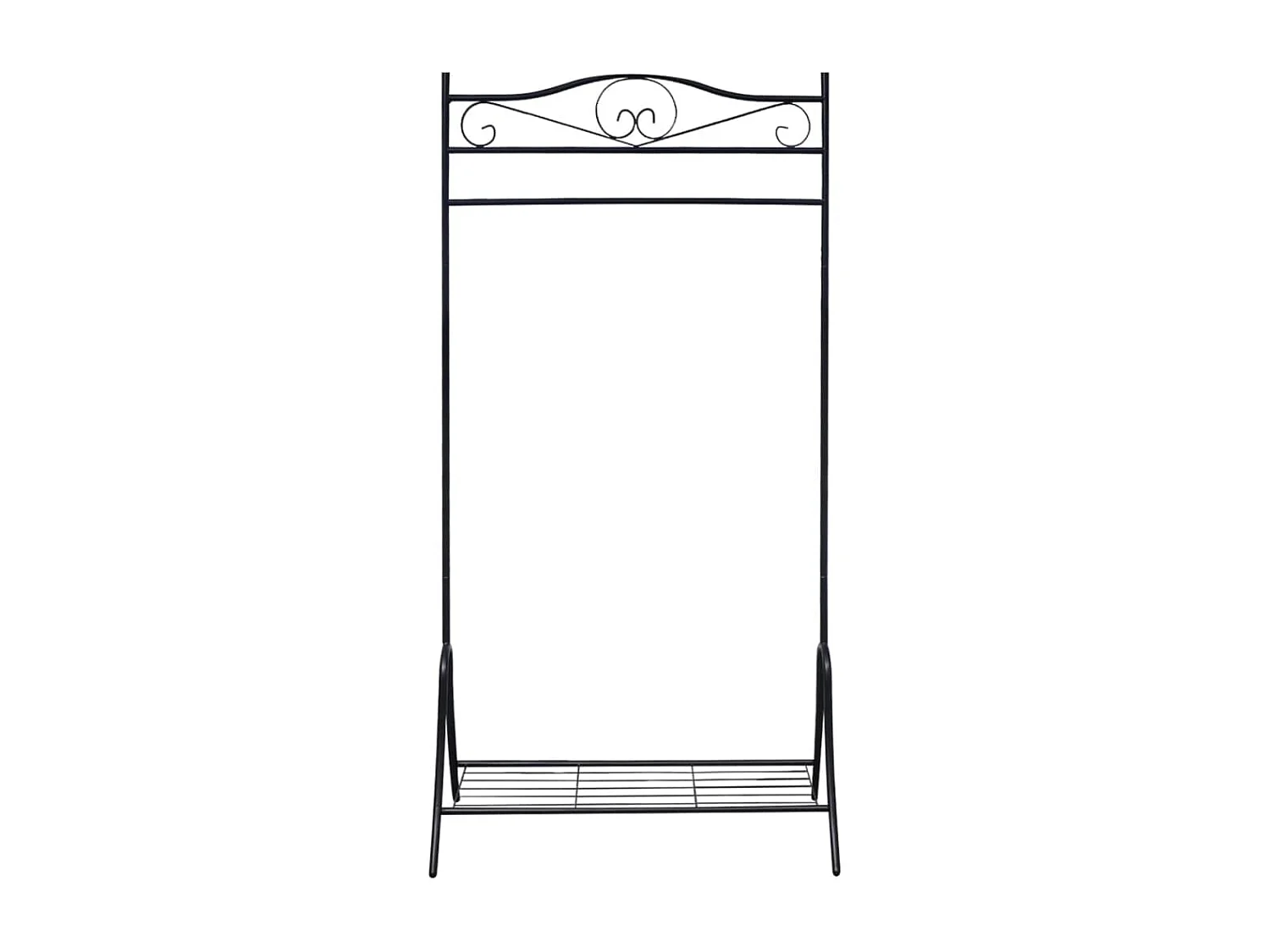 Portant à vêtements Noir Acier