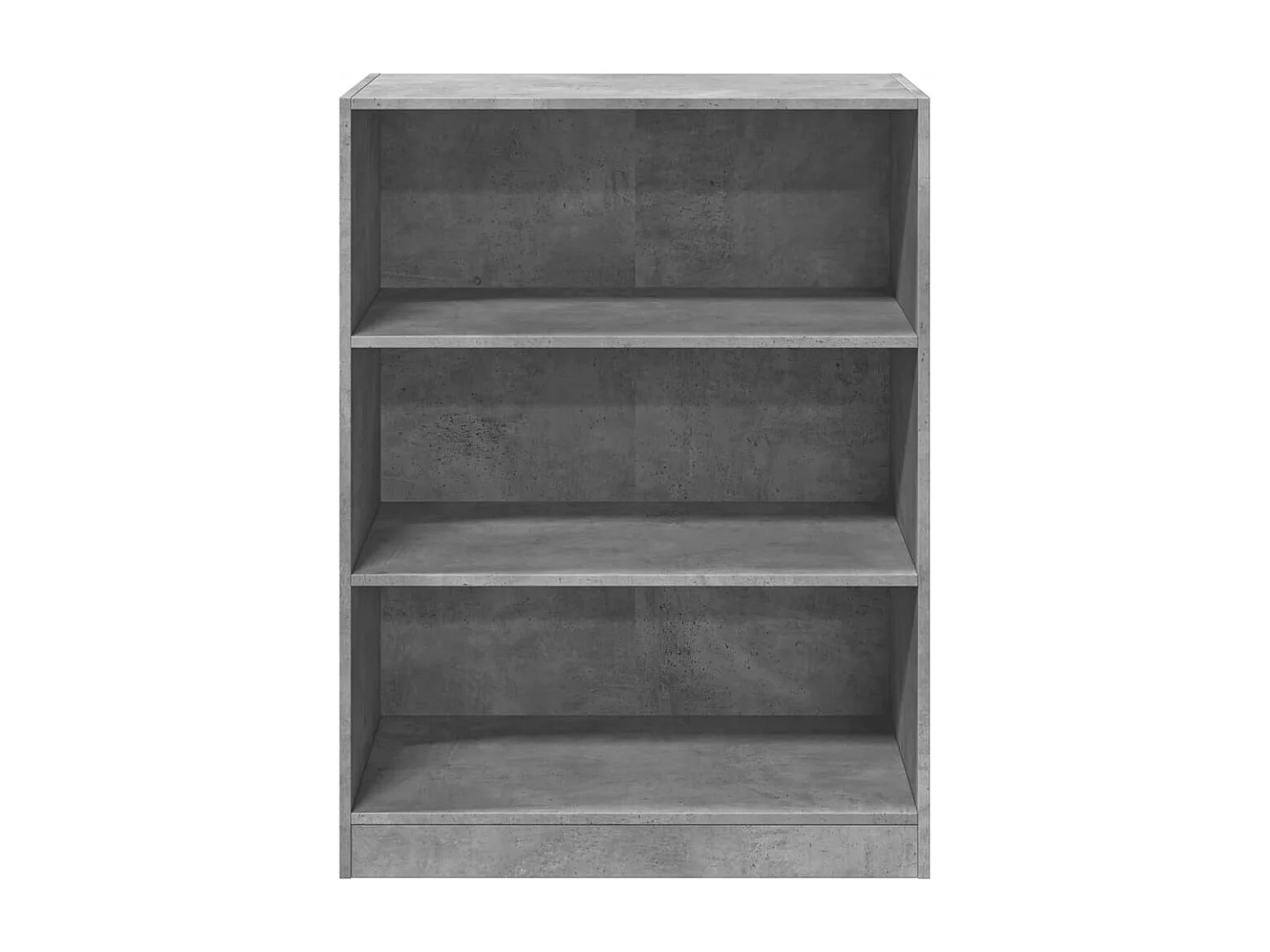 Garde-robe gris béton 77x48x102 cm bois d'ingénierie