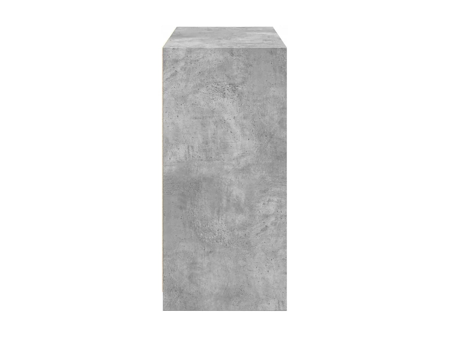 Garde-robe gris béton 77x48x102 cm bois d'ingénierie
