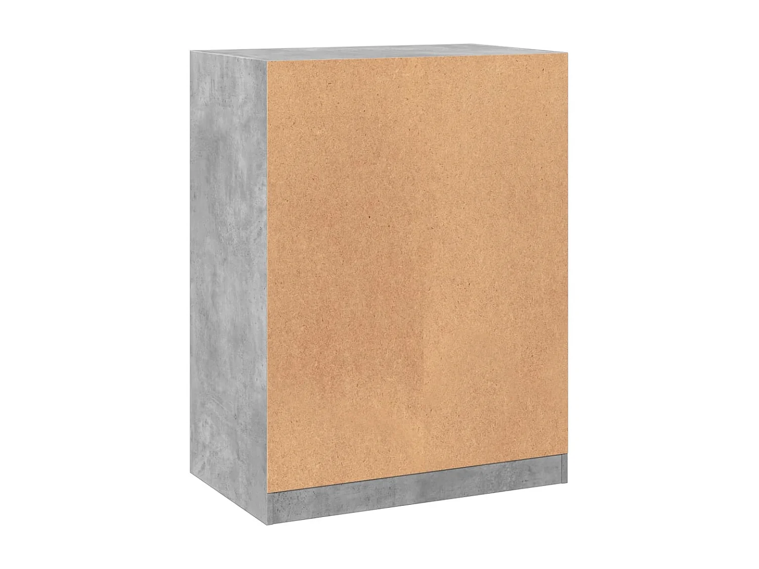 Garde-robe gris béton 77x48x102 cm bois d'ingénierie