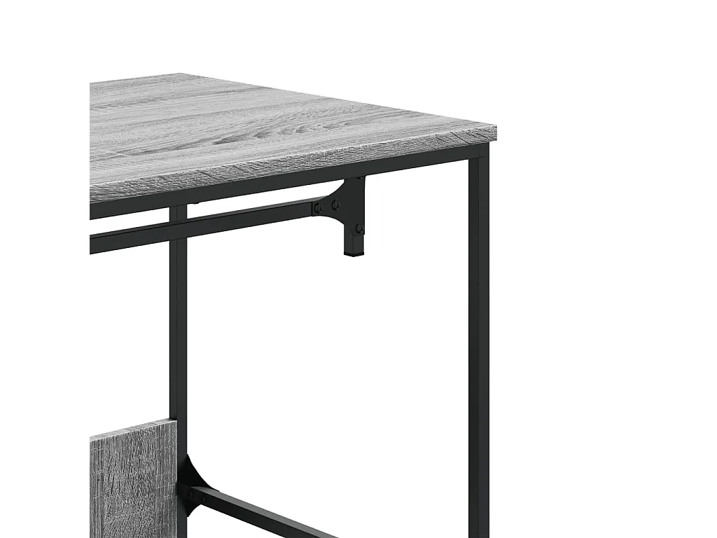 Mueble Sonoma gris 90x50x180 cm madera contrachapada