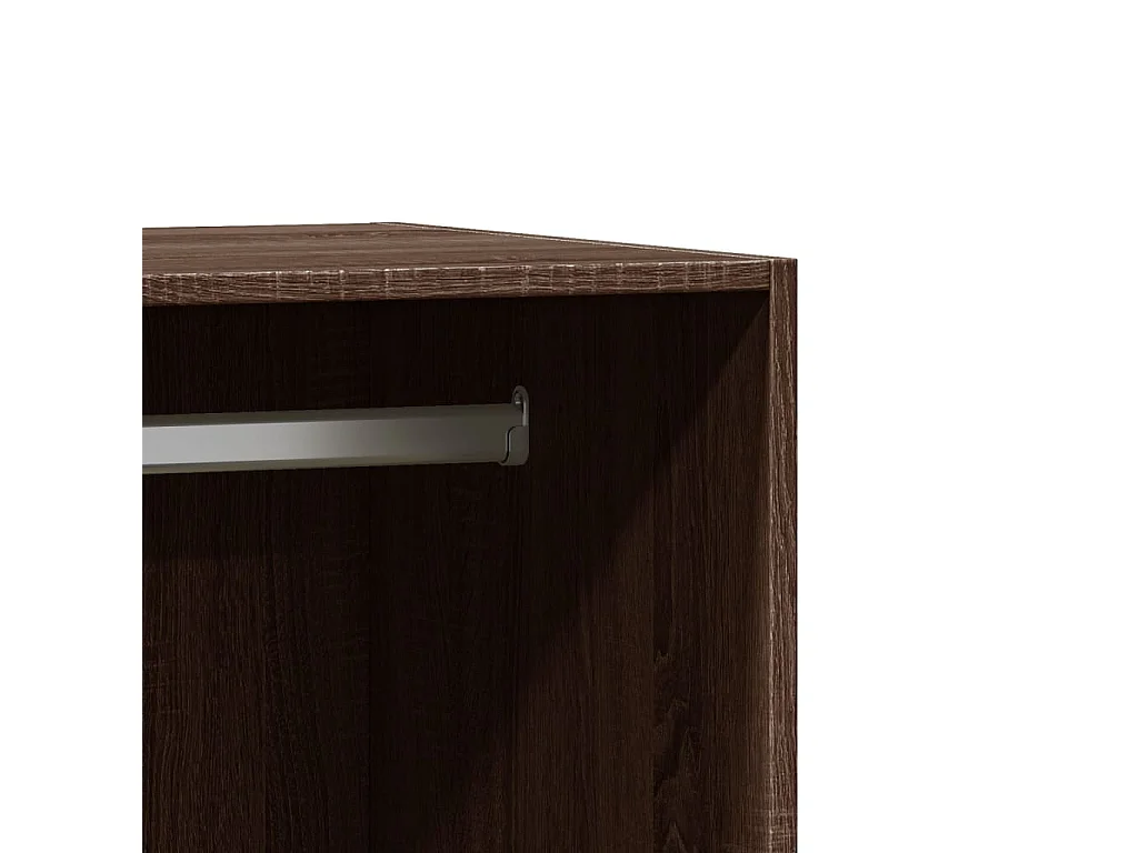 Garde-robe chêne marron 48x41x102 cm bois d'ingénierie